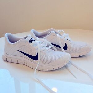 Nike Free 4.0 v3 White Running Shoes women US 7